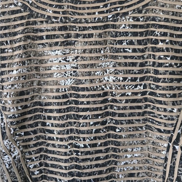 Art To Wear Chico's Jacket L Women Jungle Print Duble Button Bohomein Excellent - Picture 14 of 14